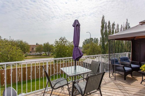 51 Emily Crescent, Lacombe, AB - Outdoor With Deck Patio Veranda With Exterior