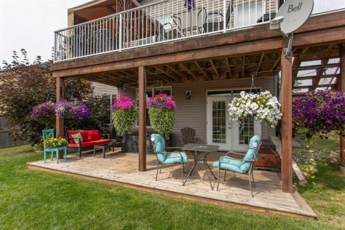 51 Emily Crescent, Lacombe, AB - Outdoor With Deck Patio Veranda