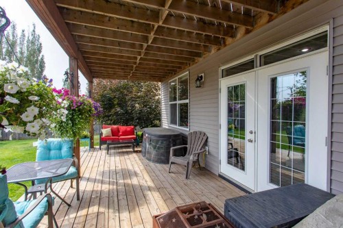 51 Emily Crescent, Lacombe, AB - Outdoor With Deck Patio Veranda With Exterior
