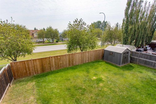 51 Emily Crescent, Lacombe, AB - Outdoor With Deck Patio Veranda
