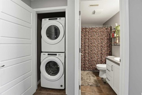 161 Crimson Court, Blackfalds, AB - Indoor Photo Showing Laundry Room