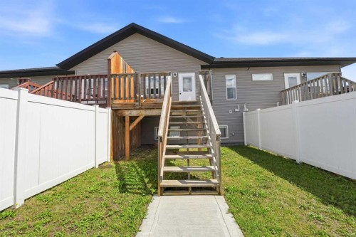 161 Crimson Court, Blackfalds, AB - Outdoor With Deck Patio Veranda