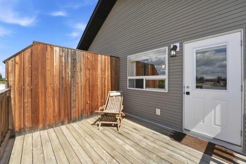 161 Crimson Court, Blackfalds, AB - Outdoor With Deck Patio Veranda With Exterior