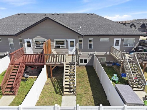 161 Crimson Court, Blackfalds, AB - Outdoor With Deck Patio Veranda