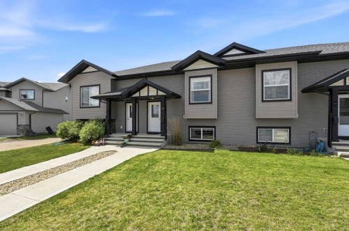 161 Crimson Court, Blackfalds, AB - Outdoor With Facade