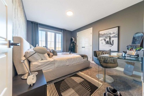 468 Northern Lights Place, Langdon, AB - Indoor Photo Showing Bedroom