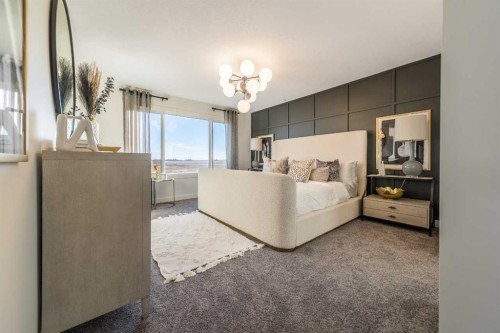 468 Northern Lights Place, Langdon, AB - Indoor Photo Showing Bedroom