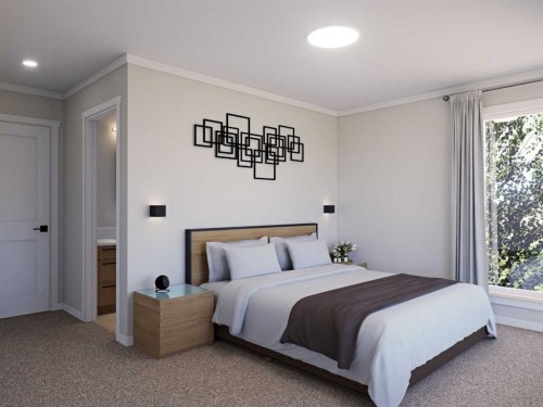 624-608 7 Avenue, Canmore, AB - Indoor Photo Showing Bedroom