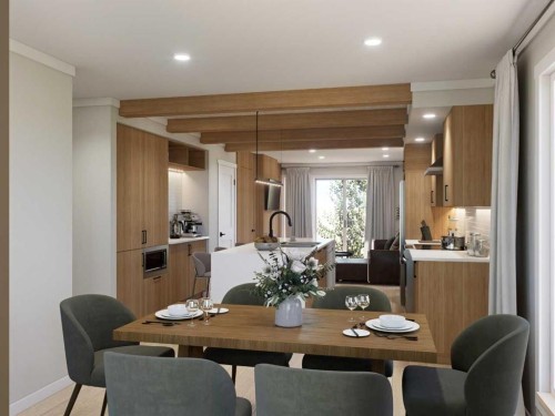 624-608 7 Avenue, Canmore, AB - Indoor Photo Showing Dining Room