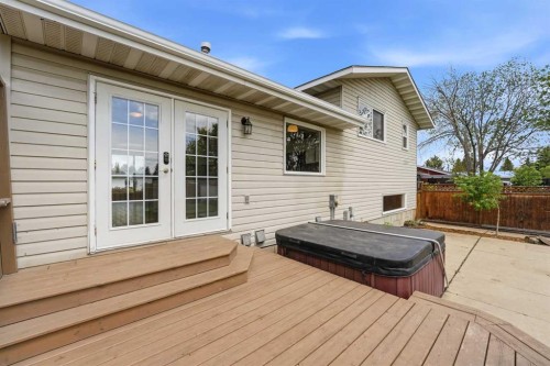 45 Northstar Drive, Lacombe, AB - Outdoor With Deck Patio Veranda With Exterior