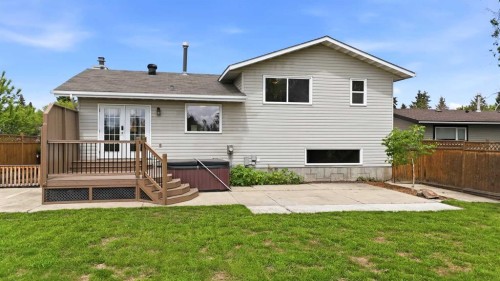 45 Northstar Drive, Lacombe, AB - Outdoor With Deck Patio Veranda