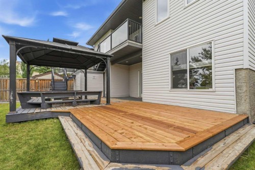 83 Irving Crescent, Red Deer, AB - Outdoor With Deck Patio Veranda With Exterior