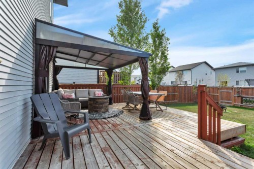 22 Bardwell Way, Sylvan Lake, AB - Outdoor With Deck Patio Veranda With Exterior