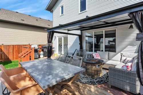 22 Bardwell Way, Sylvan Lake, AB - Outdoor With Deck Patio Veranda With Exterior