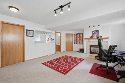 24 Kelly, Red Deer, AB - Indoor With Fireplace