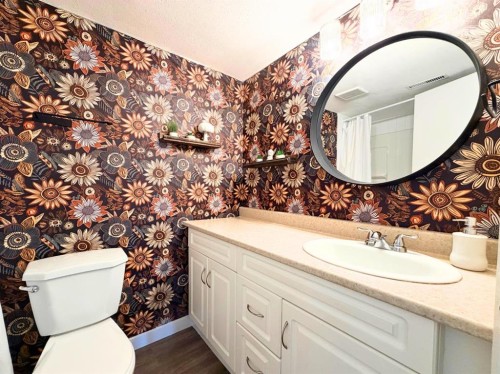 5946-45 A Avenue, Lacombe, AB - Indoor Photo Showing Bathroom