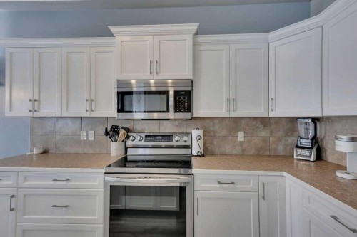 9 Valley Crescent, Blackfalds, AB - Indoor Photo Showing Kitchen