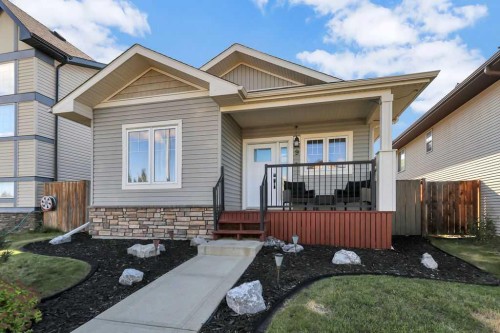 9 Valley Crescent, Blackfalds, AB - Outdoor With Deck Patio Veranda