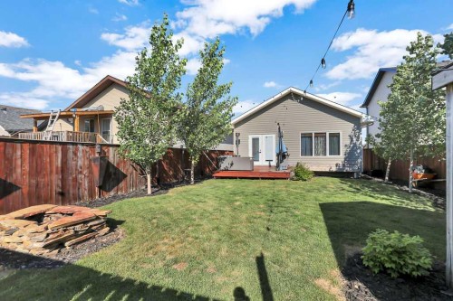 9 Valley Crescent, Blackfalds, AB - Outdoor With Deck Patio Veranda