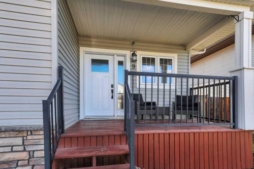 9 Valley Crescent, Blackfalds, AB - Outdoor With Deck Patio Veranda With Exterior