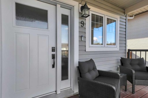 9 Valley Crescent, Blackfalds, AB - Outdoor With Deck Patio Veranda With Exterior