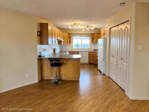406-4425 Heritage Way, Lacombe, AB - Indoor Photo Showing Kitchen