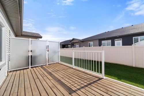 12-5021 34 Avenue, Camrose, AB - Outdoor With Deck Patio Veranda With Exterior