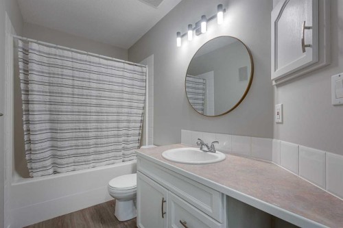 42 Westglen Boulevard, Blackfalds, AB - Indoor Photo Showing Bathroom