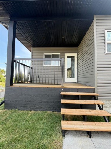 114 Alberta Street, Kingman, AB - Outdoor With Deck Patio Veranda With Exterior