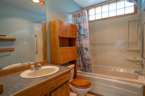 5307 50Th Ave, Lacombe, AB - Indoor Photo Showing Bathroom