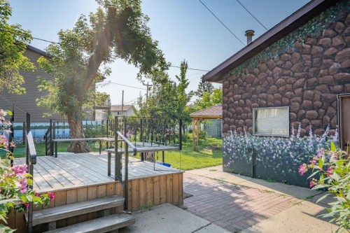 5307 50Th Ave, Lacombe, AB - Outdoor With Deck Patio Veranda