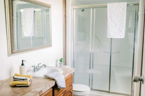 3219 Olson Street, Donalda, AB - Indoor Photo Showing Bathroom