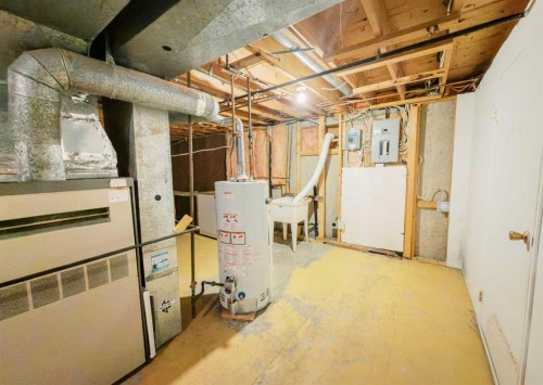 3219 Olson Street, Donalda, AB - Indoor Photo Showing Basement