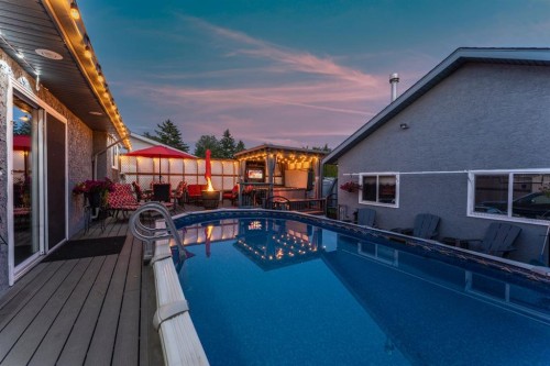 8 Caswell Close, Red Deer, AB - Outdoor With Deck Patio Veranda With Exterior