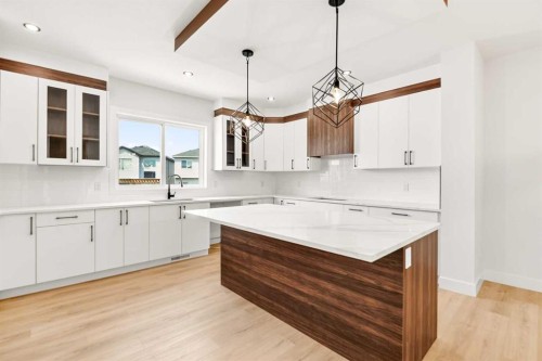 87 Linden Place, Rural Red Deer County, AB - Indoor Photo Showing Kitchen