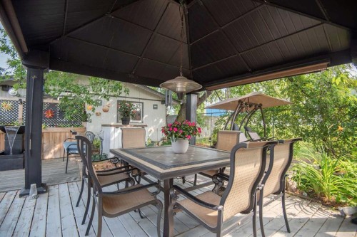 4606 51 Avenue, Bentley, AB - Outdoor With Deck Patio Veranda With Exterior