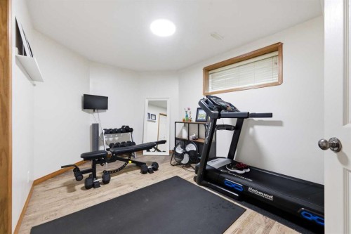 125 Ainsworth Crescent, Red Deer, AB - Indoor Photo Showing Gym Room