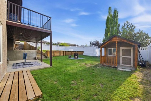 125 Ainsworth Crescent, Red Deer, AB - Outdoor With Deck Patio Veranda