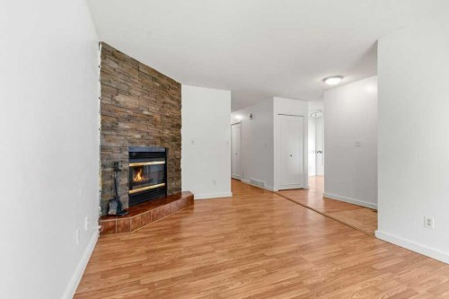 56 Elder Street, Red Deer, AB - Indoor With Fireplace