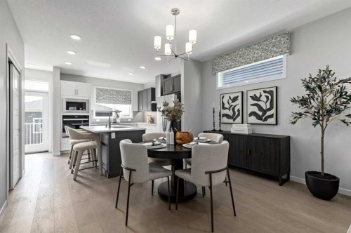 447 Chelsea Port Crossing, Chestermere, AB - Indoor Photo Showing Dining Room