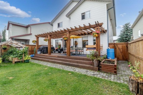 56 Jones Crescent, Red Deer, AB - Outdoor With Deck Patio Veranda With Exterior