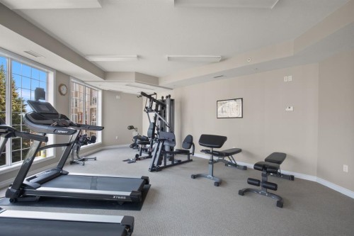 226-6 Michener Boulevard, Red Deer, AB - Indoor Photo Showing Gym Room