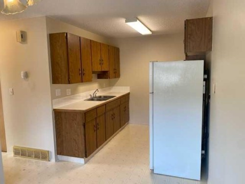 56 Cosgrove Crescent, Red Deer, AB - Indoor Photo Showing Kitchen With Double Sink