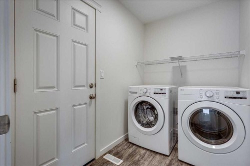 58 Ranchers Close, Lacombe, AB - Indoor Photo Showing Laundry Room
