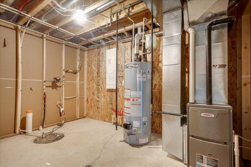 58 Ranchers Close, Lacombe, AB - Indoor Photo Showing Basement