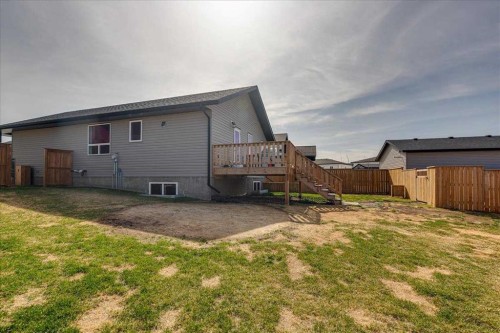 58 Ranchers Close, Lacombe, AB - Outdoor With Deck Patio Veranda