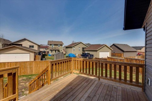 58 Ranchers Close, Lacombe, AB - Outdoor With Deck Patio Veranda With Exterior