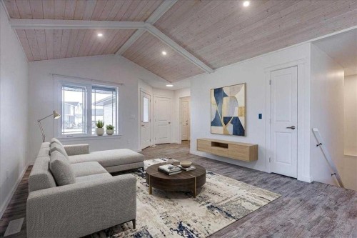 58 Ranchers Close, Lacombe, AB - Indoor Photo Showing Living Room