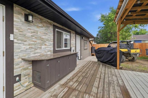 49 Macfarlane Avenue, Red Deer, AB - Outdoor With Deck Patio Veranda With Exterior