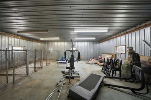 35219 Range Road 242, Rural Red Deer County, AB - Indoor Photo Showing Gym Room